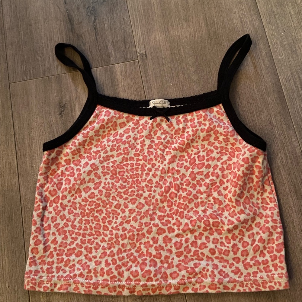 Rare Pink leopard brandy Melville short tank